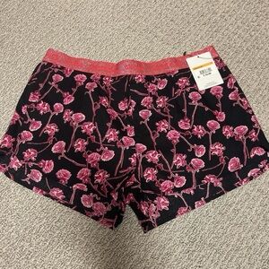 NWT Women's Calvin Klein Pink Floral pj Shorts size S